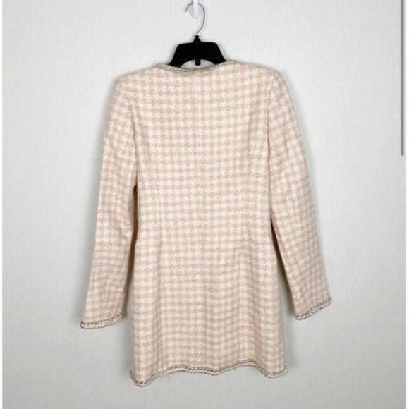 ASSIGNMENT Bridgette Mini Dress Pink Dress Check Tweed - Picture 5 of 5